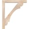 Ekena Millwork Olympic Block Smooth Bracket w/ Offset Brace, Douglas Fir, 5 1/2"W x 34"D x 40"H BKT0604X34X40OLY05SDF - alternate 4